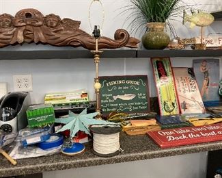 See all the surprises in the air conditioned shed!