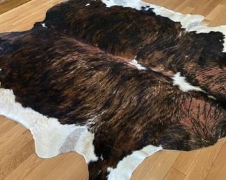 Cow hide large rug