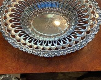 Gorgeous pierced sterling bowl