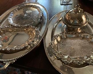 More heavy vintage serving items