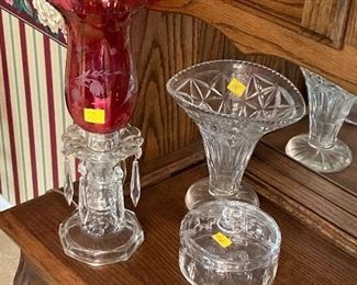 Cut glass and Crystal home accents