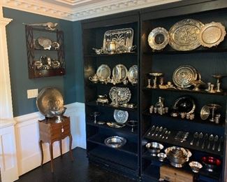 The silver collection in the dining room 