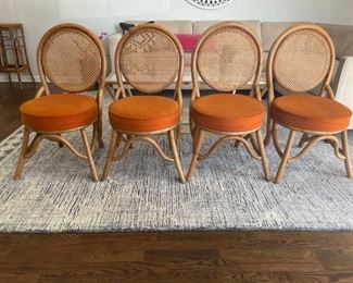 Mid Century Bamboo Chairs