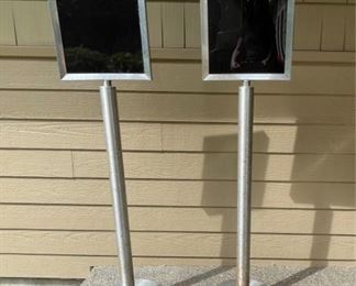  Steel Metal Hostess Signs