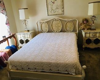 fun French Provincial 4 piece bedroom set