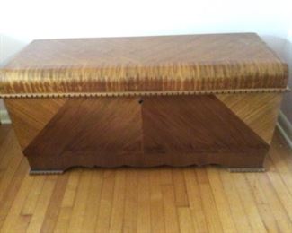 Waterfall front antique Lane hope chest