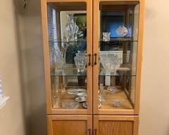 solid oak hutch
