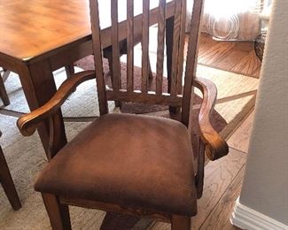 These are One of the two captains chairs that go with the dining room table