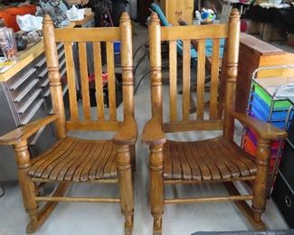 Pair Large Porch Rockers