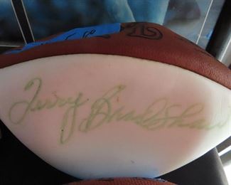 Terry Bradshaw Signed Football - Pittsburgh Steelers Quarterback 