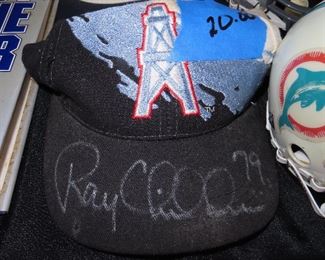 Ray Childress #79 - Signed Cap - Houston Oilers