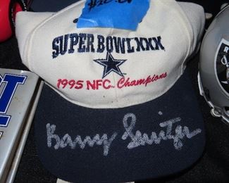 Barry Switzer Signed Cap - Dallas Cowboys Super Bowl Coach