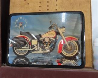 Vintage Harley Davidson Clock