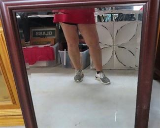 Wood Frame Wall Mirror