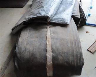 8  x 8 x 20 Pair of Tarps - Heavy Duty