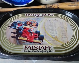 Falstaff Indy 500 Metal Tray