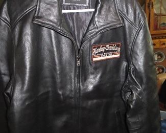 Men's Leather Harley Davidson Jacket - XL