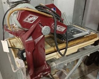 Tile wet saw