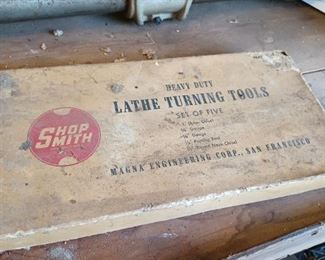 Vintage wood turning tools