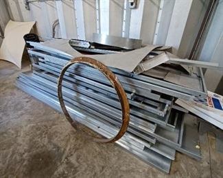 Aluminum panels for paint booth