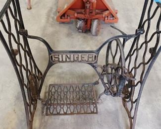 Antique Singer base