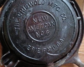 Griswold waffle maker No.8