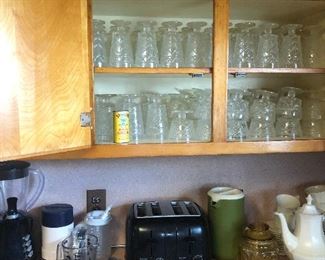 Set of glasses, kitchenware
