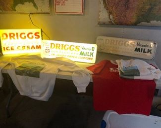 Driggs light up signs & shirts