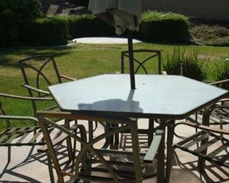 6 chair patio set