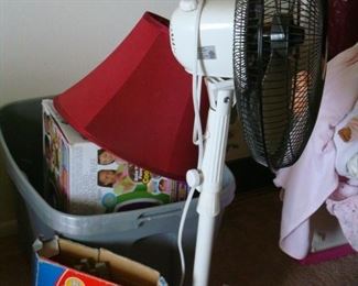 stuff and a fan