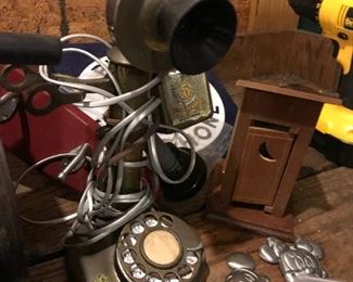 Antique Candlestick Desk Telephone $ 64.00