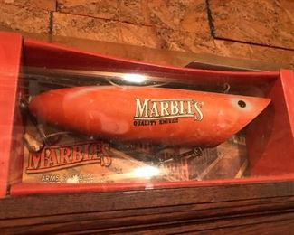Marbles Quality Knives Display Lure $ 80.00