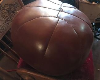 Antique Leather Medicine Ball $ 56.00