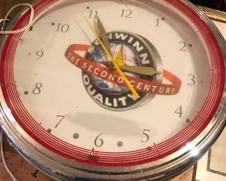 Schwinn "The Second Century" Clock $ 182.00