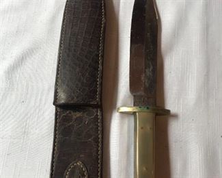 Brock Hunting Knife / Sheath - 8" blade $ 180.00 SOLD