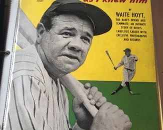 Babe Ruth as I knew him magazine - Waite Hoyt - $ 38.00