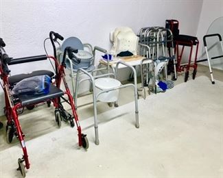 A large assortment of medical equipment