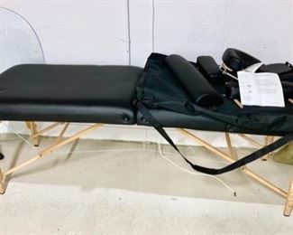 Brand new Massage Table, folds w/ bag and accessories