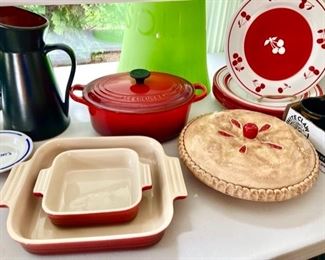 Le Creuset  baking dishes & covered casserole