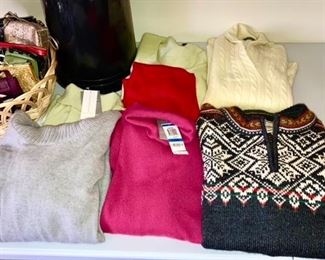 Cashmere sweaters, Norwegian sweater is SOLD