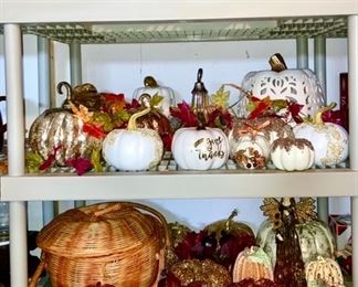 Beautiful decorative pumpkins/fall decor