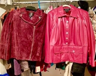 Swede leather and genuine leather jackets