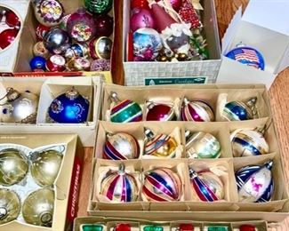 Vintage Christmas ornaments 