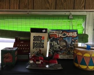 Vintage games and toys