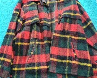 $25.00 wool plaid barn jacket