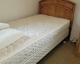 $25.00 each twin beds vg condition with headboard
