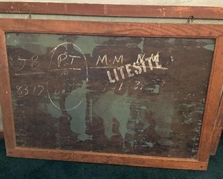 Two sided vintage chalkboard-35.00