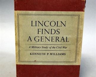 Lincoln Finds A General By K P Williams, 1950, Illustrated In Slipcase, Qty 2