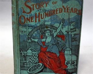 Story Of One Hundred Years By Daniel B Shepp, 1900, Illustrated, Some Folding, Fine Binding