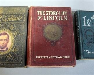 Abraham Lincoln Books, Life Of, Stories, And More, Illustrated, Qty 3